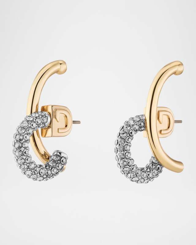 Marisa Mini Pave Hoop Earrings